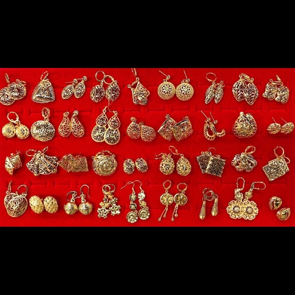 14kt Gold filled Earrings and Bracelets - Picture 3 of 3